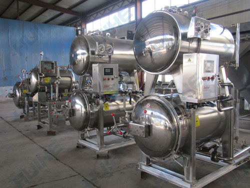 上下罐水浴式殺菌鍋實(shí)拍展示圖