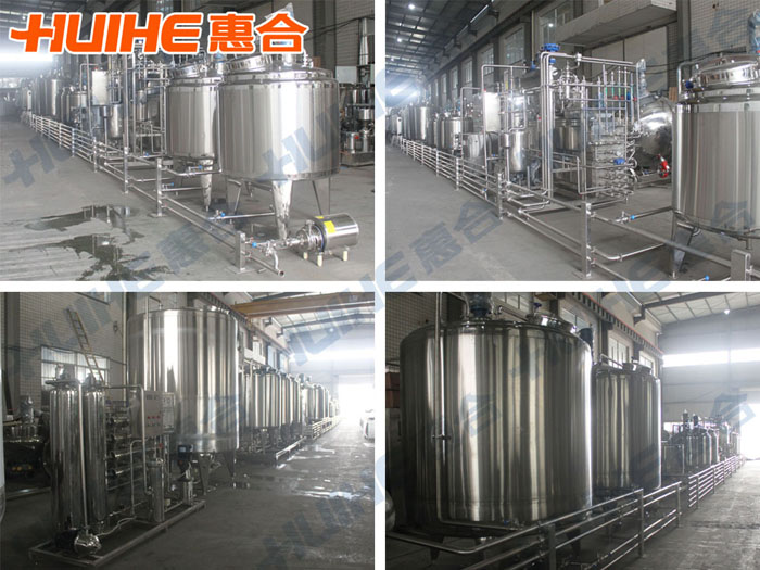 牛奶生產(chǎn)線成品圖